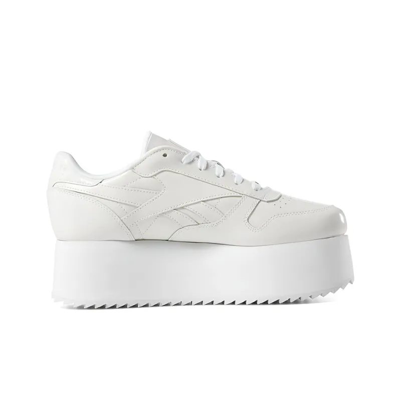 Reebok Gigi Hadid X Reebok Classic Leather Triple Thick Sole Casual Skateboarding Shoes White Women's-1