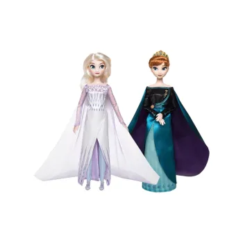 Disney Elsa Disney Frozen Coronation Anna Doll Toy 2 Piece Set Includes Box 33cm Scale Figures