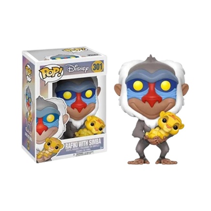 Funko Pop Disney The Lion King Rafiki With Simba Flocked Entertainment Earth Exclusive Figure 301 Cheap Rcj Jordan Outlet
