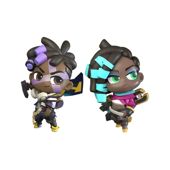 LEAGUE OF LEGENDS Lol League Of Legends True Damage Mini Set Real Damage TD Chibi Figures-1