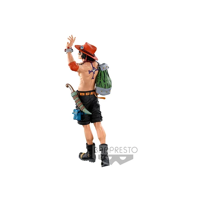 BANPRESTO Portgas D. Ace Glass Factory One Piece The Great Summit Of Shapes King 3 SMSP One Piece Scale Figures 30cm-2