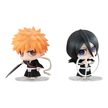 MegaHouse Bleach Bleach Ichigo+Rukia 6.5cm Scale Figures
