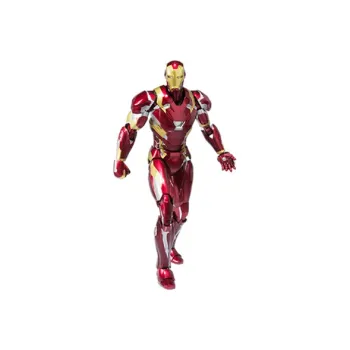 BANDAI American Collection Iron Man Bandai SHF Marvel Captain America 3 Civil War MK46 Action Figures 15.5cm