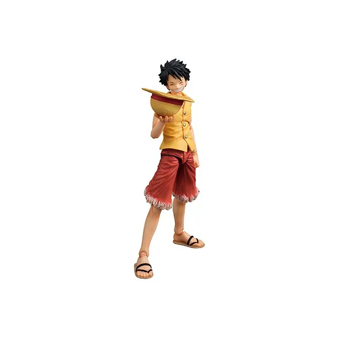 MegaHouse Monkey D. Luffy VAH One Piece Monkey D. Luffy PAST BLUE Ver. Yellow Action Figures-4