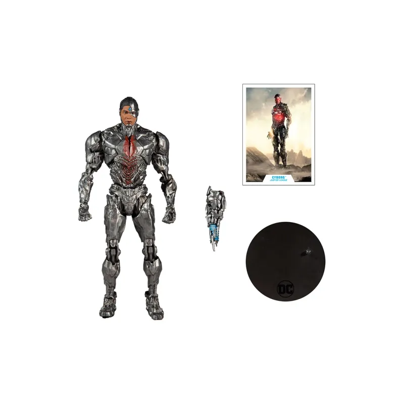 McFARLANE Cyborg Justice League The Flash 2021 Zack Snyder Director's Cut Bonus Gifts-3