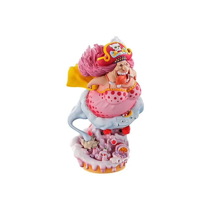 MegaHouse One Piece LOG BOX Grandma Cake Island Set Complete 4 Pcs Scale Figures-1