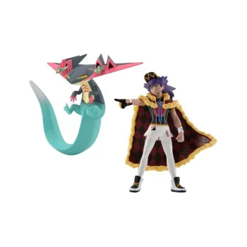 BANDAI Doron Baruto Pokémon Scale World Galar Area Champion Daiman & Scale Figures 7.5cm/9cm
