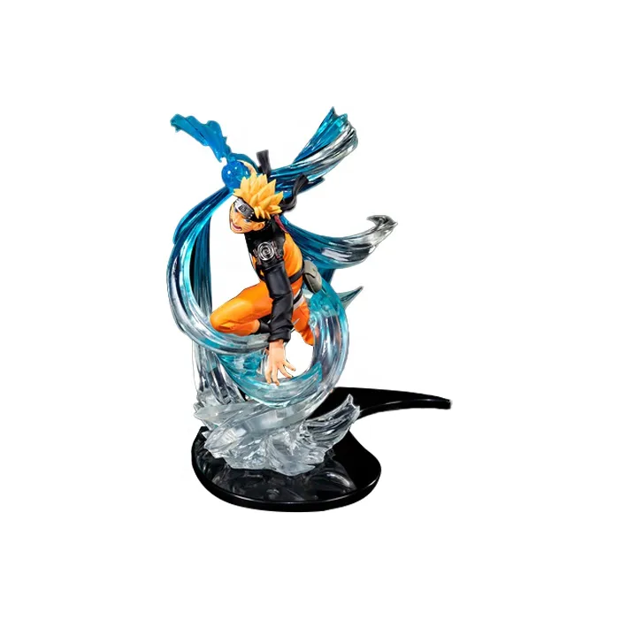 BANDAI Naruto Uzumaki Naruto Shippuden ZERO  Sasuke Gaara Scale Figures-0