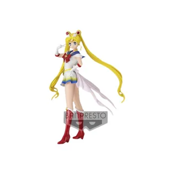 BANPRESTO Sailor Moon Eternal The Movie Glitter And Glamours Super Sailor Moon Version A Figure White & Yellow