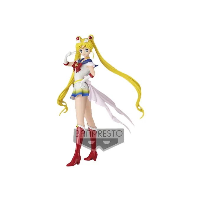 BANPRESTO Sailor Moon Eternal The Movie Glitter And Glamours Super Sailor Moon Version A Figure White & Yellow-0
