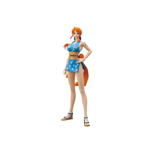 BANPRESTO Nami Glass Factory, One Piece, Land Of Wano, Kimono, Bonus Gift 25cm Scale Figures