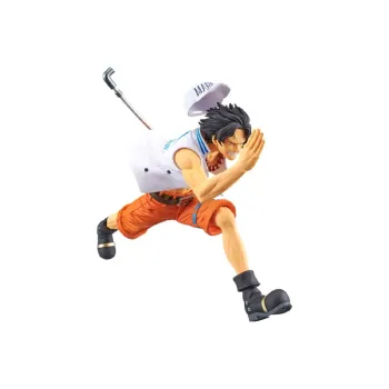 BANPRESTO Portgas D. Ace Glass Factory One Piece Scale Figures 13cm