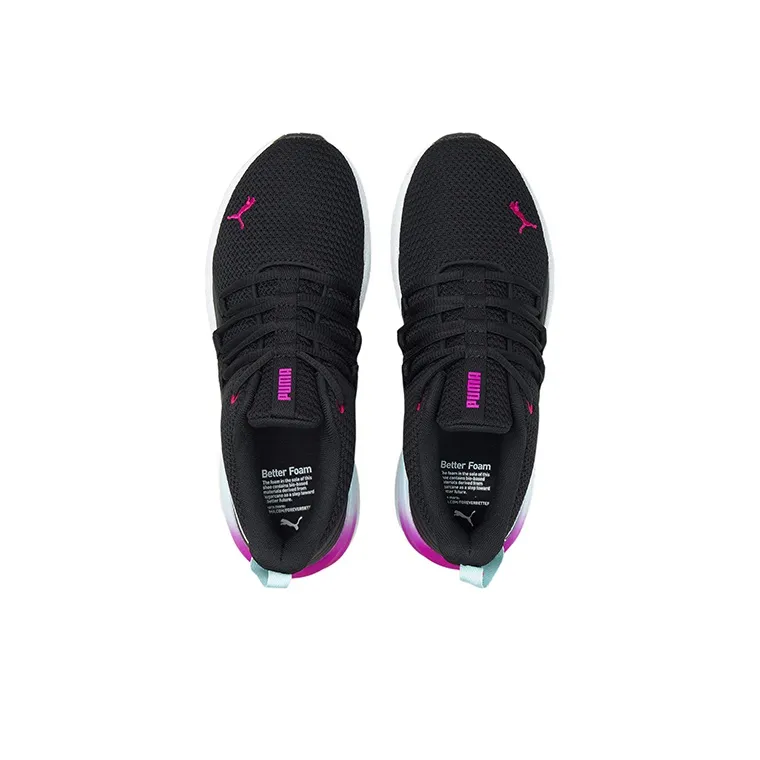 PUMA Better Foam Prowl Alt Fade Low-Top Running Shoes Women's Black Purple-2