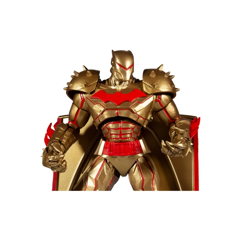 McFARLANE Batman DC Comic Doll Figure Heavy Armor Gold Limited Scale Figure Bonus Gifts-5