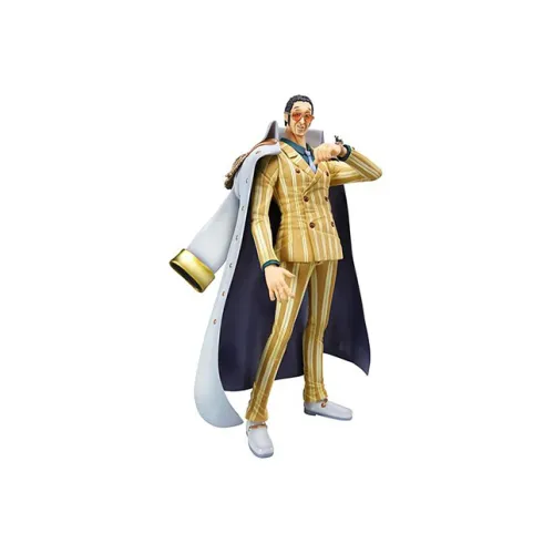 MegaHouse Polusario Yellow Monkey P.o.p One Piece Neo Dx Marine Headquarters Admiral Scale Figures