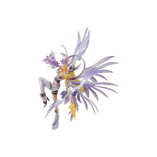 MegaHouse Gallantmon Gem Digimon, Angelmon, Ultimate Attack Sacred Arrow Of Divine Retribution Scale Figures 25cm