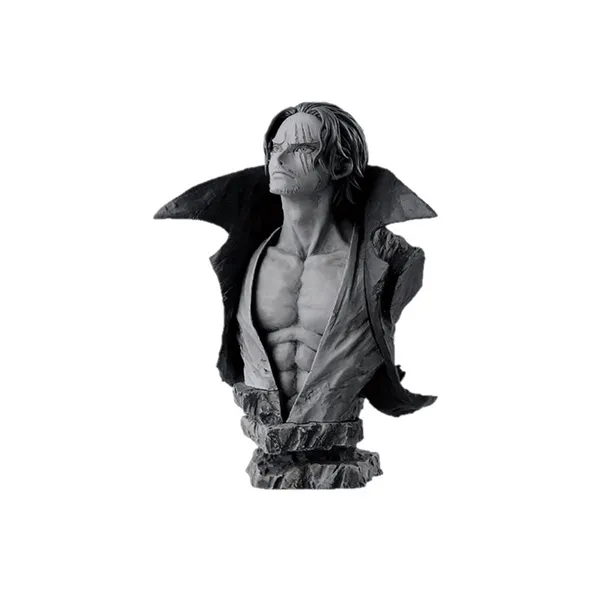 BANPRESTO One Piece Stylist X Photographer Red Haired Shanks Bust Statue Original Statues 16cm-0