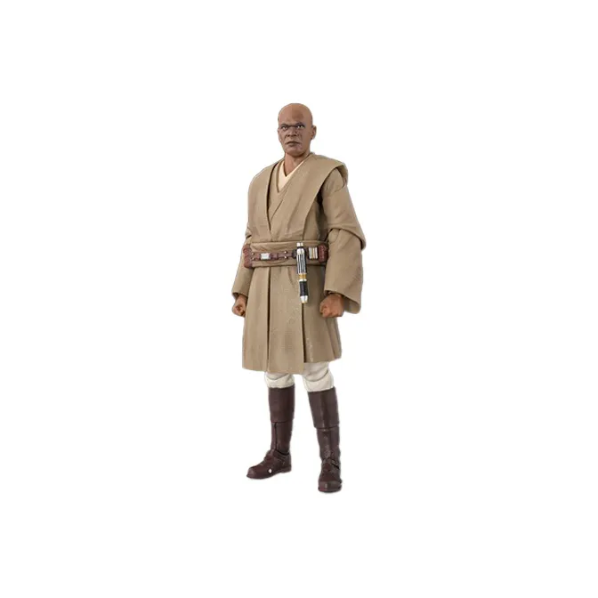 BANDAI Star Wars Characters Star Wars SHF Jedi Wad'uu Master Articulated Scale Figures-0