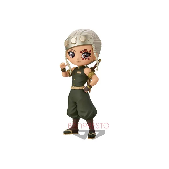 BANPRESTO Tengen Uzui QPOSKET Collection Glass Factory Demon Slayer  Kimetsu No Yaiba Chibi Figures-1