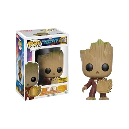 Funko Groot POP! Collection Marvel Movie Guardians Of The Galaxy 2 Suit Edition Chibi Figures-0
