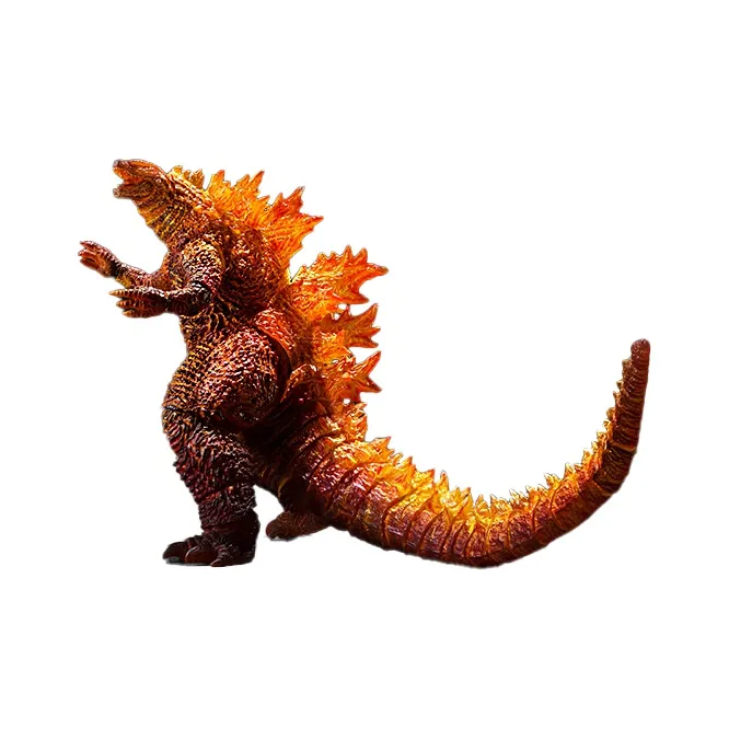 BANDAI S.H. MonsterArts Godzilla King Of The Monsters 2019 Burning Godzilla Action Figure Orange-1
