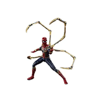 BANDAI S.H.Figuarts Avengers Endgame Iron Spider Final Battle Edition Action Figure Blue & Red