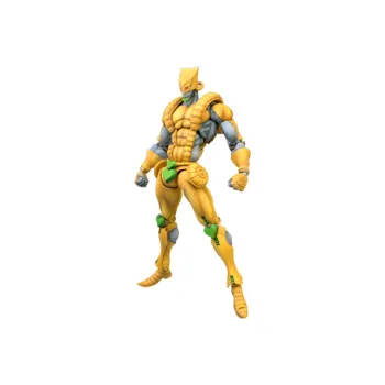Medicos Super Action Statue JoJo's Bizarre Adventure Part 3 Stardust Crusaders The World Chozokado Re Run Action Figure Yellow