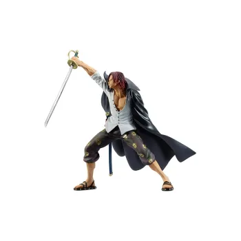 BANDAI Ichibansho One Piece Dynamism Of Ha Shanks Action Figure White & Black