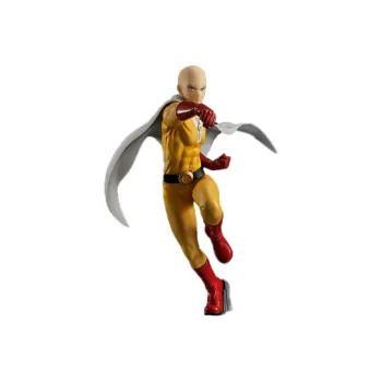 GOOD SMILE COMPANY Pop Up Parade One Punch Man Saitama Hero Costume Version Action Figure Yellow