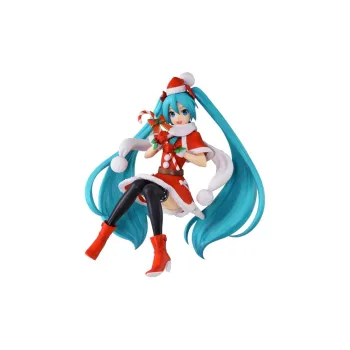 SEGA Hatsune Miku Sega SPM Princess Lady 2018 Christmas Set Miku Bonus Gifts 17cm