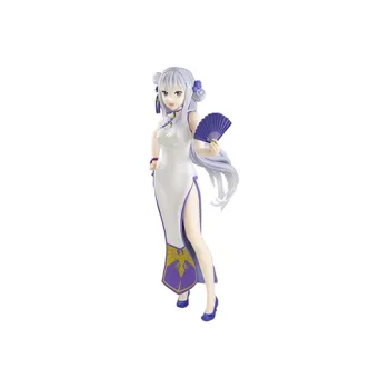 SEGA Emilia Sega Re Zero Starting Life In Another World Re 0 Emmy Cheongsam Figure Bonus Gifts