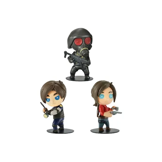 PRIME 1 STUDIO Resident Evil Characters Cutie1plus Resident Evil 2 Remake Combination Set Chibi Figures-1