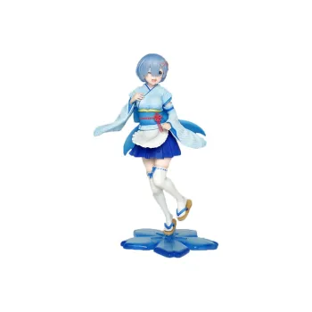 TAITO Rem Zero − Starting Life In Another World Rem Japanese Style Maid 23cm Bonus Gifts