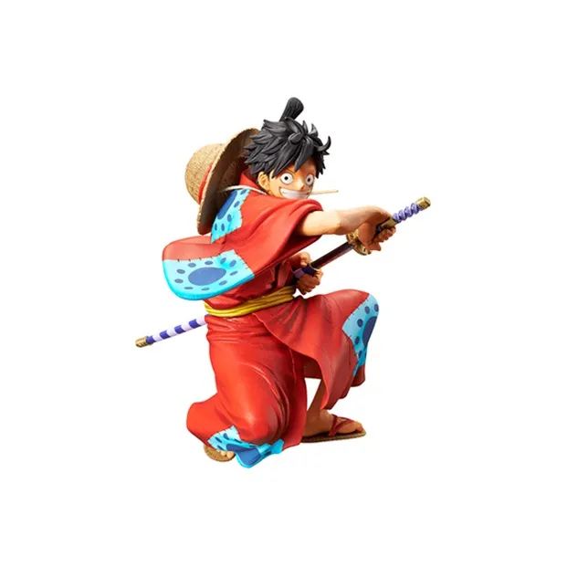 BANPRESTO Monkey D. Luffy One Piece Wa No Kuni King Of Artistry Luffy Zoro Scale Figures-2