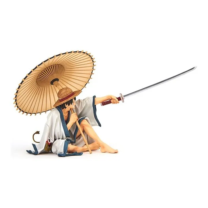 BANPRESTO Monkey D. Luffy BWFC Styling King Top Arena 2 Umbrella Warrior Scale Figures-1