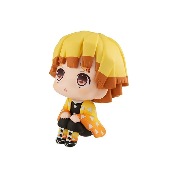 MegaHouse Zenitsu Agatsuma Look Up Demon Slayer  Kimetsu No Yaiba Chibi Figures 11cm-1