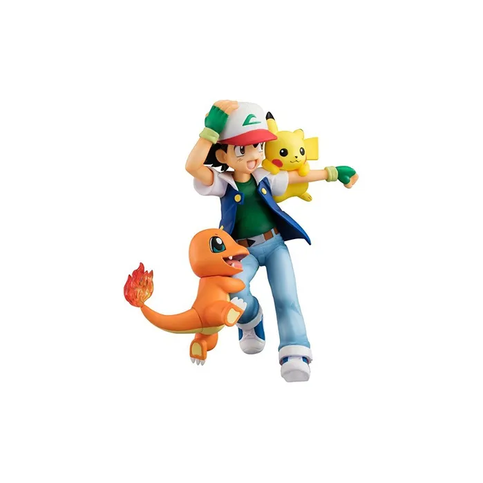 MegaHouse Pokémon Characters Charmander Pikachu G.E.M. Collection Pokémon Satoshi Charmander Scale Figures-1