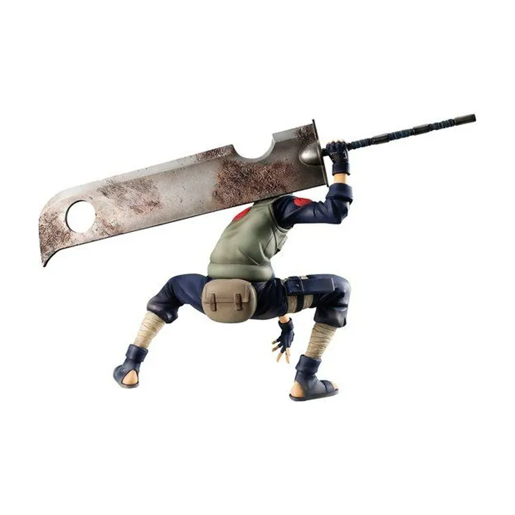 MegaHouse Kakashi Hatake Gem Naruto Tachi Sai Kakashi Great Ninja War Scale Figures-2