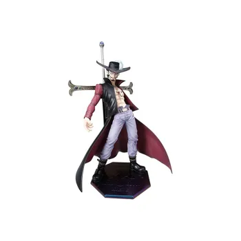 MegaHouse Jorakol Mihawk P.o.p One Piece Neo Hawkeye Mihawk Scale Figures 22cm