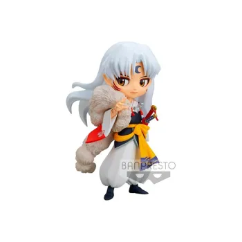BANPRESTO Sesshomaru Glasses Factory Q Posket Inuyasha Style A Chibi Figures 14cm