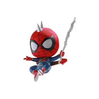 Hot Toys Spider Man Cosb515 Marvel Punk Battle Armor Edition Chibi Figures 16cm