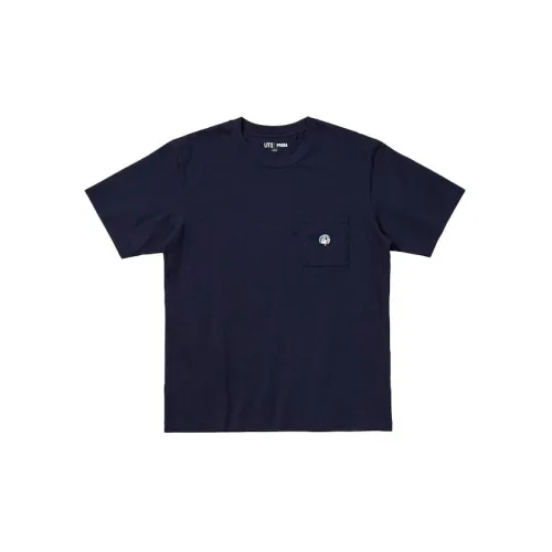 UNIQLO T-Shirts Men Navy Blue