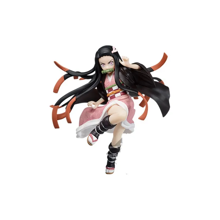 BANPRESTO Nezuko Kamado Glass Factory Demon Slayer  Kimetsu No Yaiba Battle Stance Bonus Gift Scale Figures-0