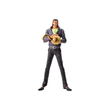 BANPRESTO Sir Crocodile Glass Factory, One Piece, Sand Crocodile, Bonus Gift 26cm Scale Figures