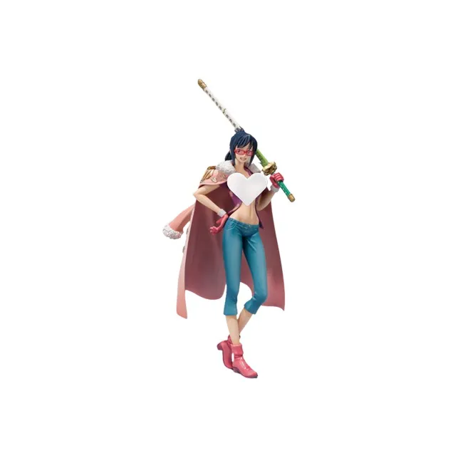 BANDAI One Piece Characters Figuarts ZERO One Piece Smoker Tashigi In Tashigi's Body Punk Hazard Arc Scale Figures-0