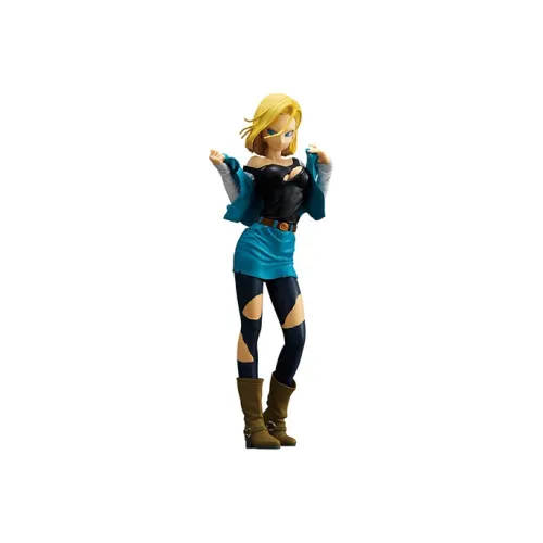 BANPRESTO Android 18 Glass Factory Shimmery Charm Scale Figures 25cm