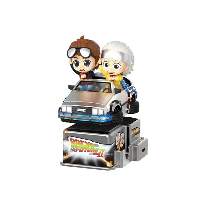 Hot Toys Electric Rocking Car Collection Martin Csrd021 Back To Future 2 Dr. Brown Chibi Figures-0