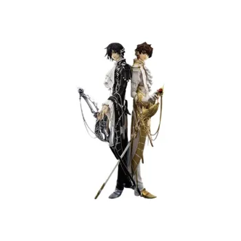 MegaHouse G.e.m. Code Geass Rebellion Of Luluus R2 Kiritsugu, Suzaku & Luluus Lamperouge Scale Figures 24cm