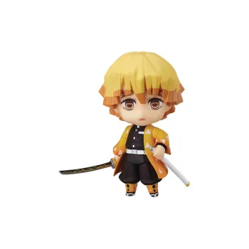 GSC Zenitsu Agatsuma Nendoroid Demon Slayer  Kimetsu No Yaiba Doll Hobby Model Toy Chibi Figures