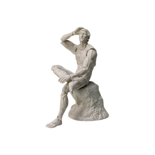 FREEing Figma Desktop Art Gallery Thinker Gypsum Ver. Action Figures 15.5cm